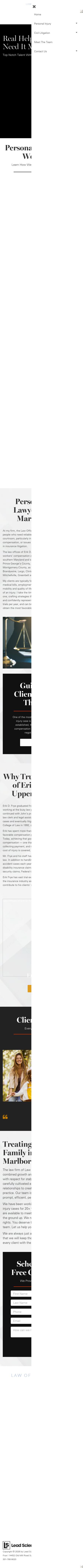 The Law Offices of Erik D. Frye, P.A. - Upper Marlboro MD Lawyers