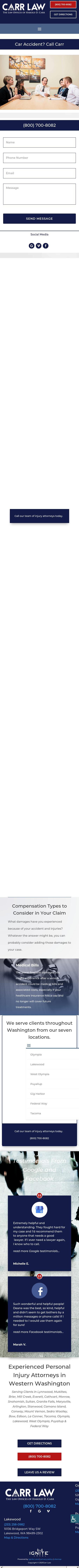 The Law Offices of Harold D. Carr, P.S. - Lacey WA Lawyers