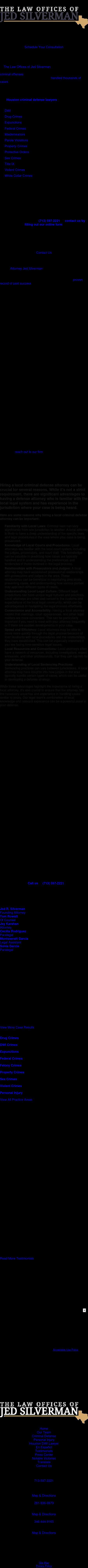 The Law Offices of Jed Silverman - Houston TX Lawyers