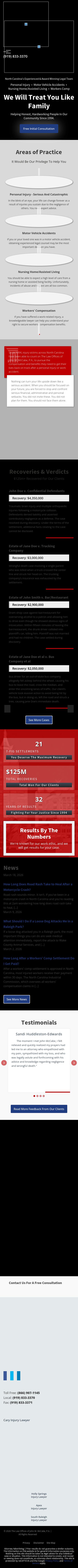 The Law Offices of John M. McCabe, P.A. - Cary NC Lawyers