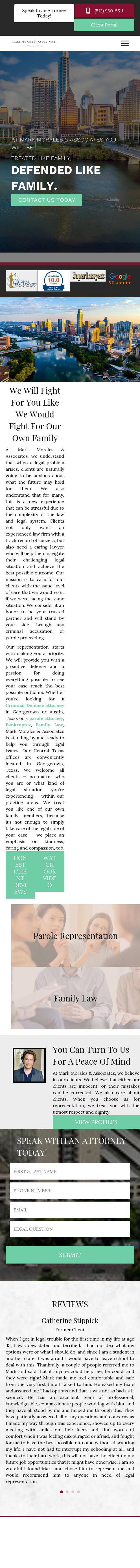 The Law Offices of Morales & Sparks, P.C. - Georgetown TX Lawyers