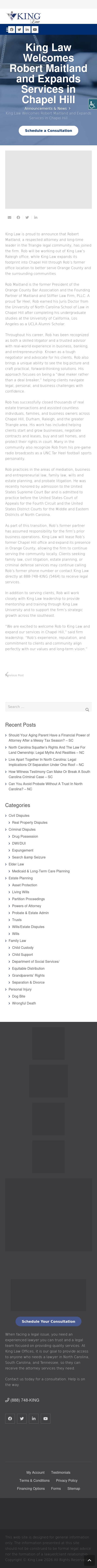 The Maitland Law Firm, PLLC - Chapel Hill NC Lawyers