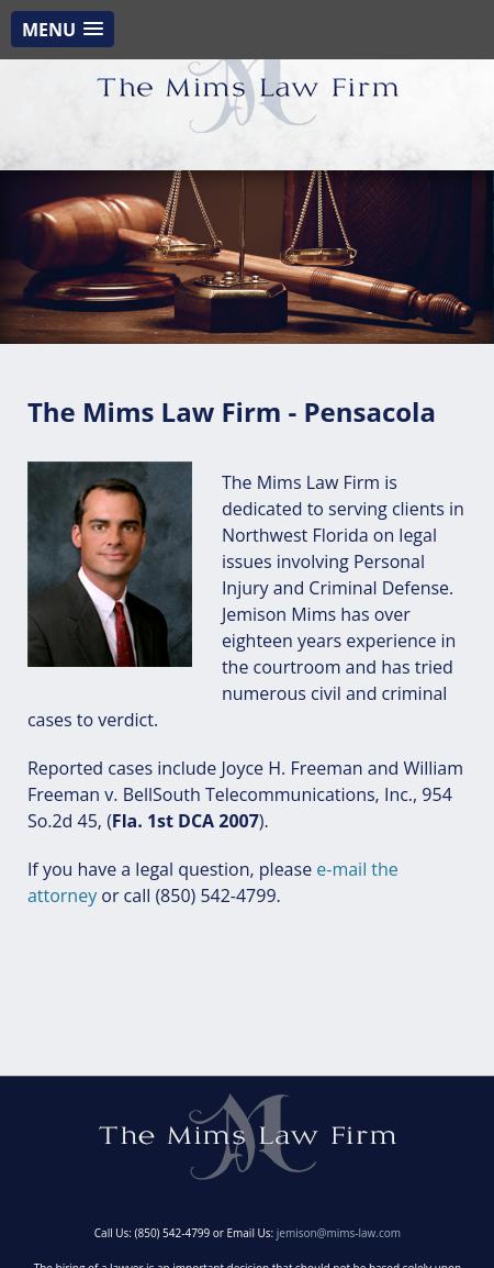 The Mims Law Firm - Pensacola FL Lawyers