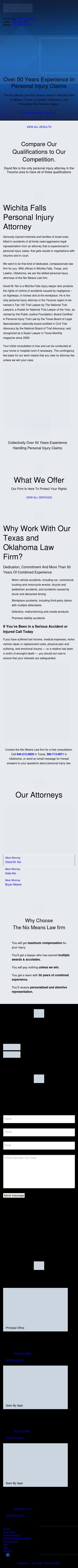 The Nix Law Firm - Wichita Falls TX Lawyers