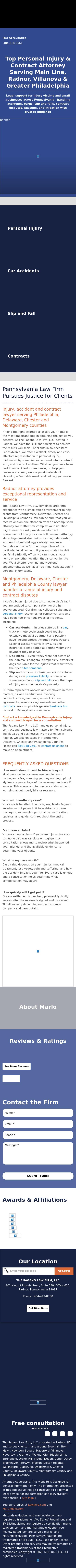 The Pagano Law Firm, LLC - Media PA Lawyers