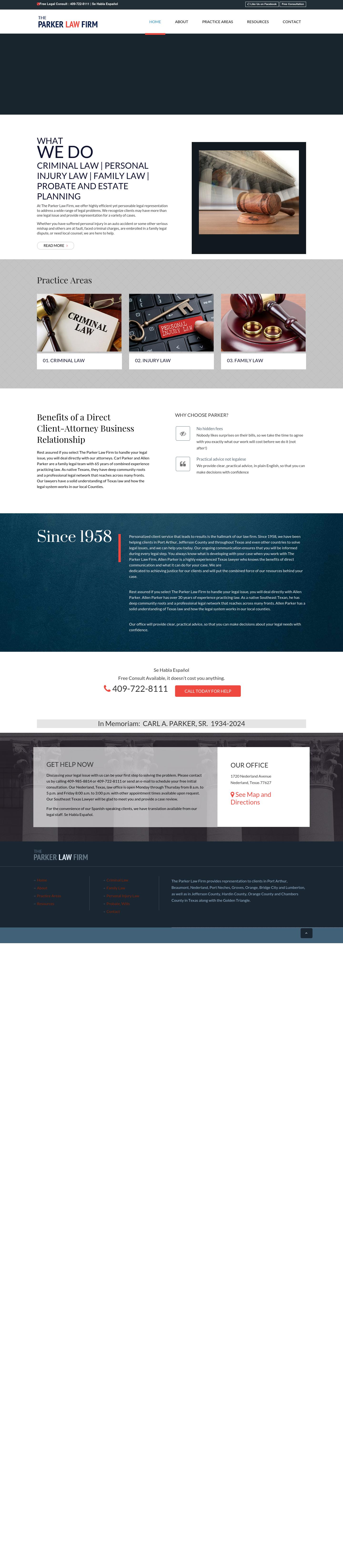 The Parker Law Firm - Port Arthur TX Lawyers