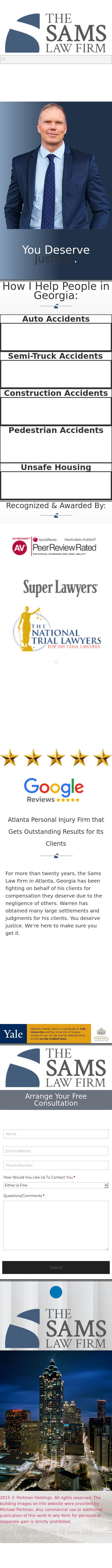 The Sams Law Firm - Atlanta GA Lawyers