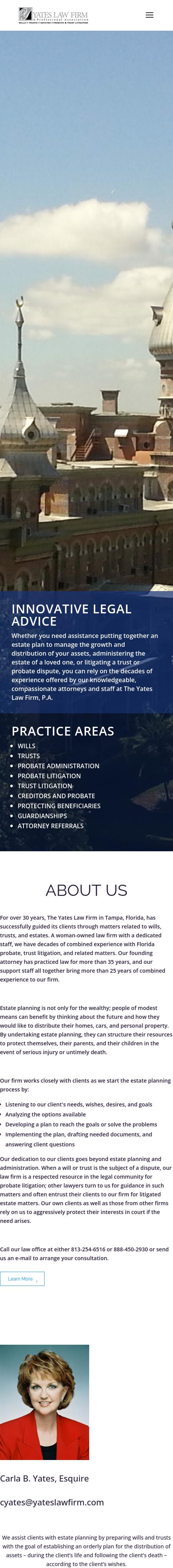 The Yates Law Firm, P.A. - Tampa FL Lawyers