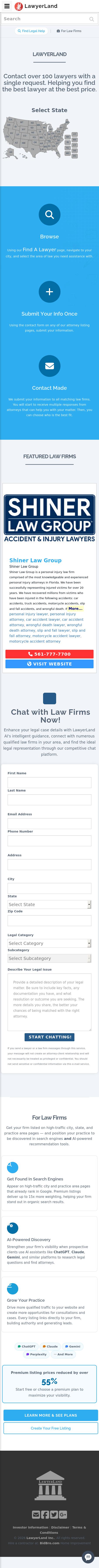 LawyerLand Instant Listing Manager - Wilmington DE Lawyers