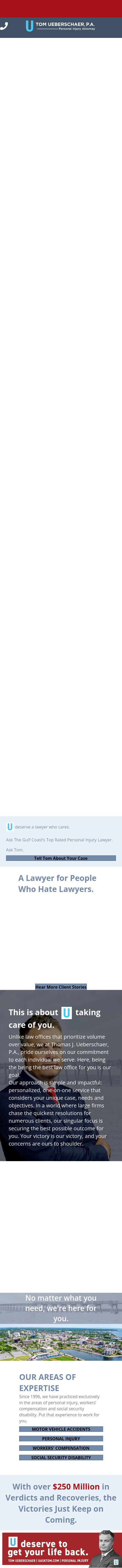 Thomas J. Ueberschaer, P.A. - Panama City FL Lawyers