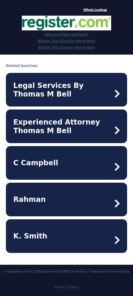 Thomas M. Bell, P.A. - Jacksonville FL Lawyers