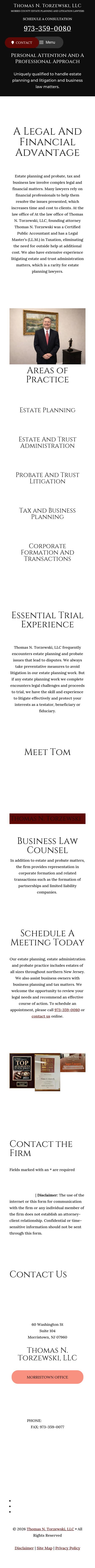 Thomas N. Torzewski, LLC - Morristown NJ Lawyers