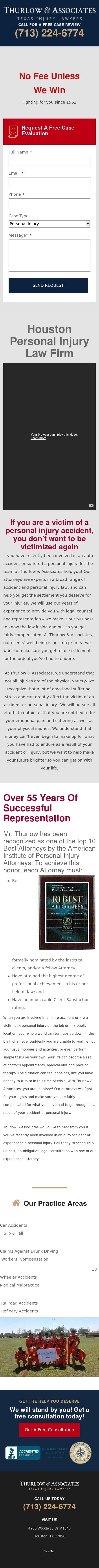 Thurlow & Associates - Houston TX Lawyers