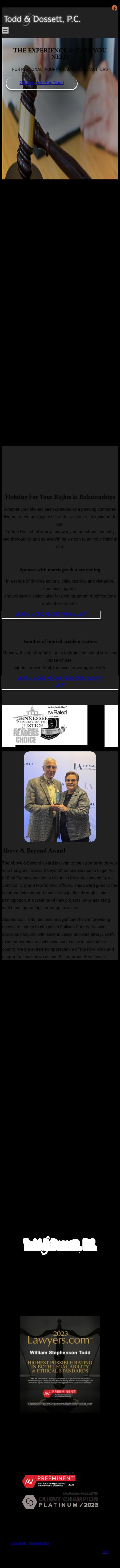 Todd & Dossett, P.C. - Kingsport TN Lawyers