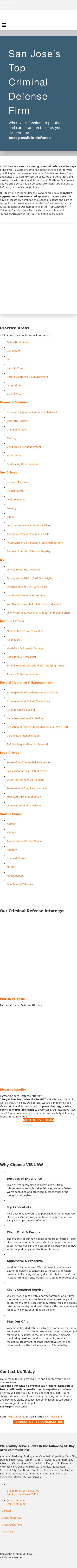 Valencia, Ippolito & Bowman - San Jose CA Lawyers