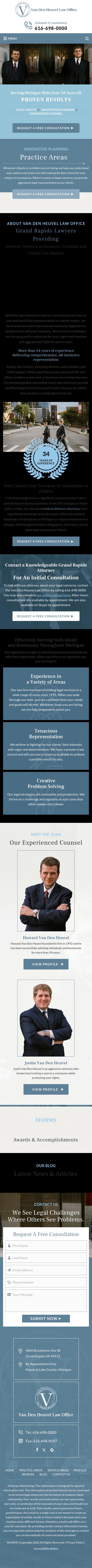 Van Den Heuvel Law Office - Grand Rapids MI Lawyers