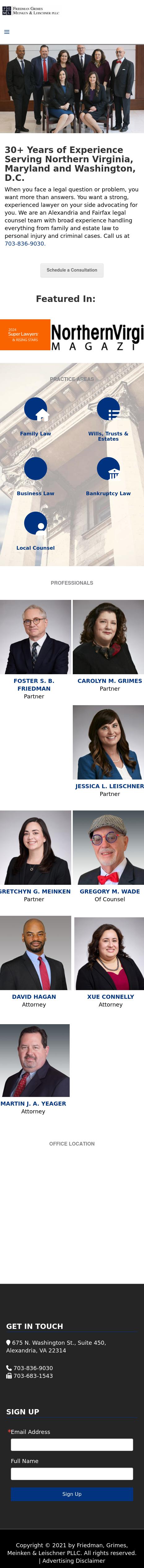 Wade, Friedman & Sutter, P.C. - Alexandria VA Lawyers