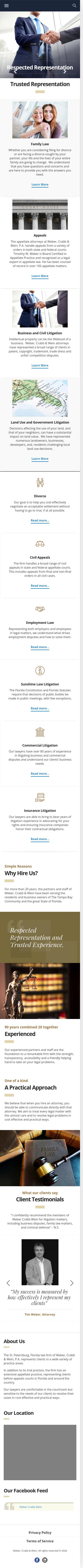 Weber, Crabb, & Wein P.A. - St. Petersburg FL Lawyers