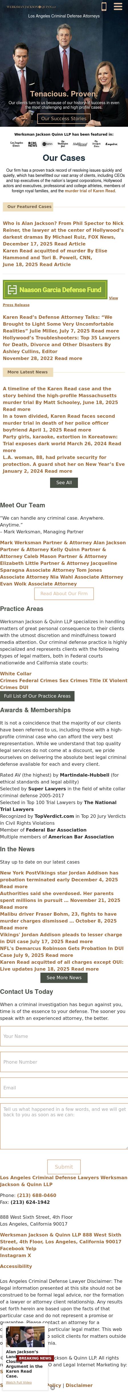 Werksman Jackson Hathaway & Quinn LLP - Los Angeles CA Lawyers