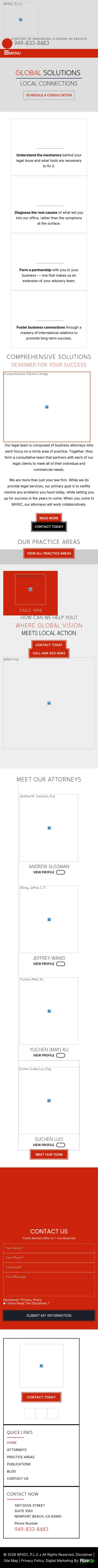 WHGC, P.L.C. - Newport Beach CA Lawyers