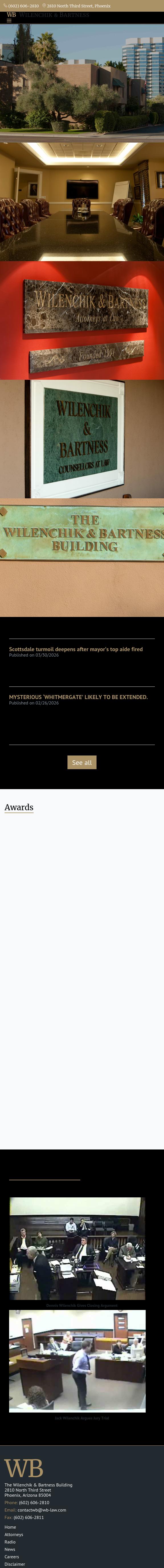 Wilenchik & Bartness PC - Phoenix AZ Lawyers