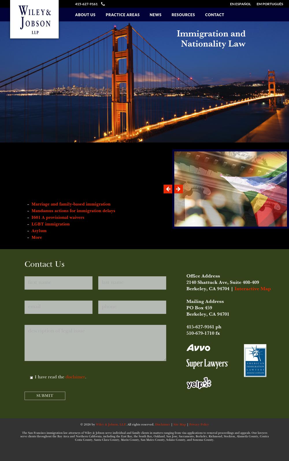 Wiley & Jobson, a Professional Corporation - San Francisco CA Lawyers