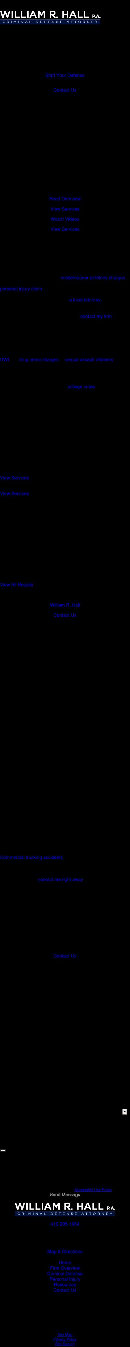 William R. Hall P.A. - Salisbury  MD Lawyers