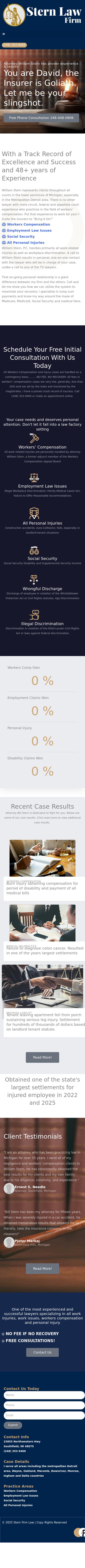 William S. Stern, PC - Southfield MI Lawyers