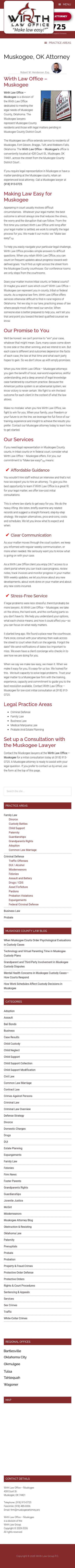 Wirth Law Office - Muskogee Attorney - Muskogee OK Lawyers