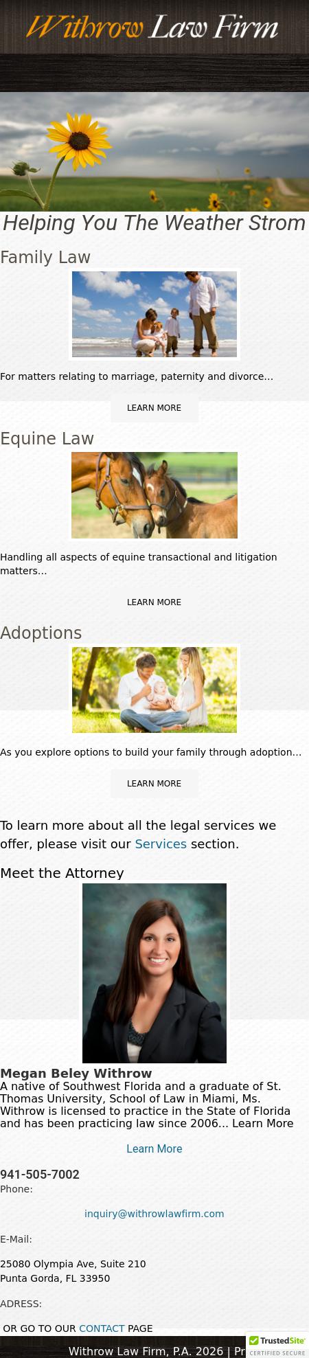 Withrow Law Firm, P.A. - Punta Gorda FL Lawyers