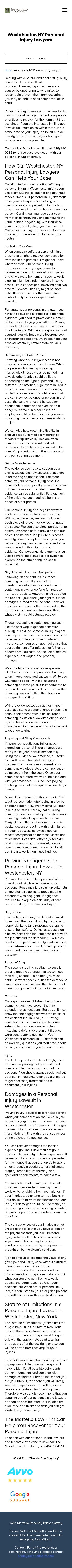 The Martello Law Firm - Yonkers NY Lawyers