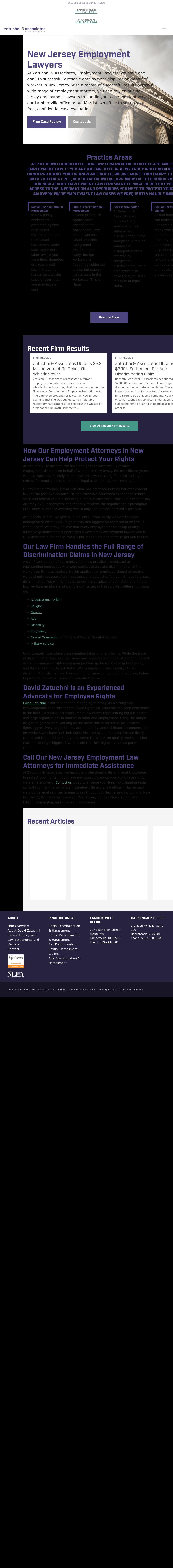 Zatuchni & Associates, Attorneys At Law - Morristown NJ Lawyers