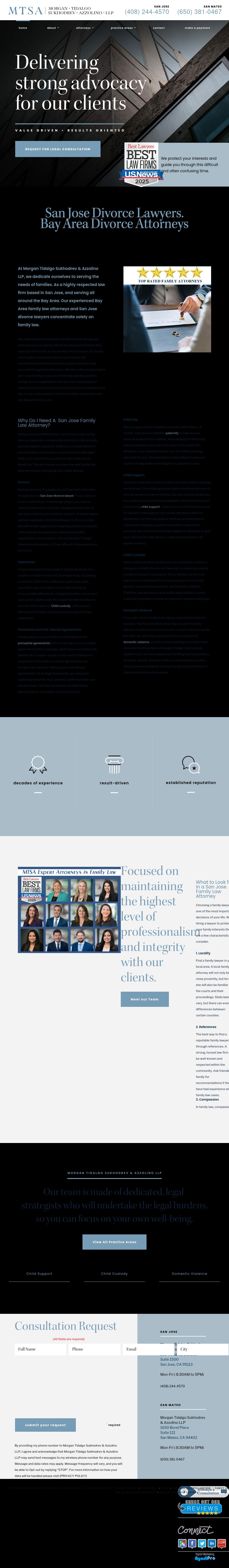 Morgan Tidalgo Sukhodrev & Azzolino LLP - San Jose CA Lawyers