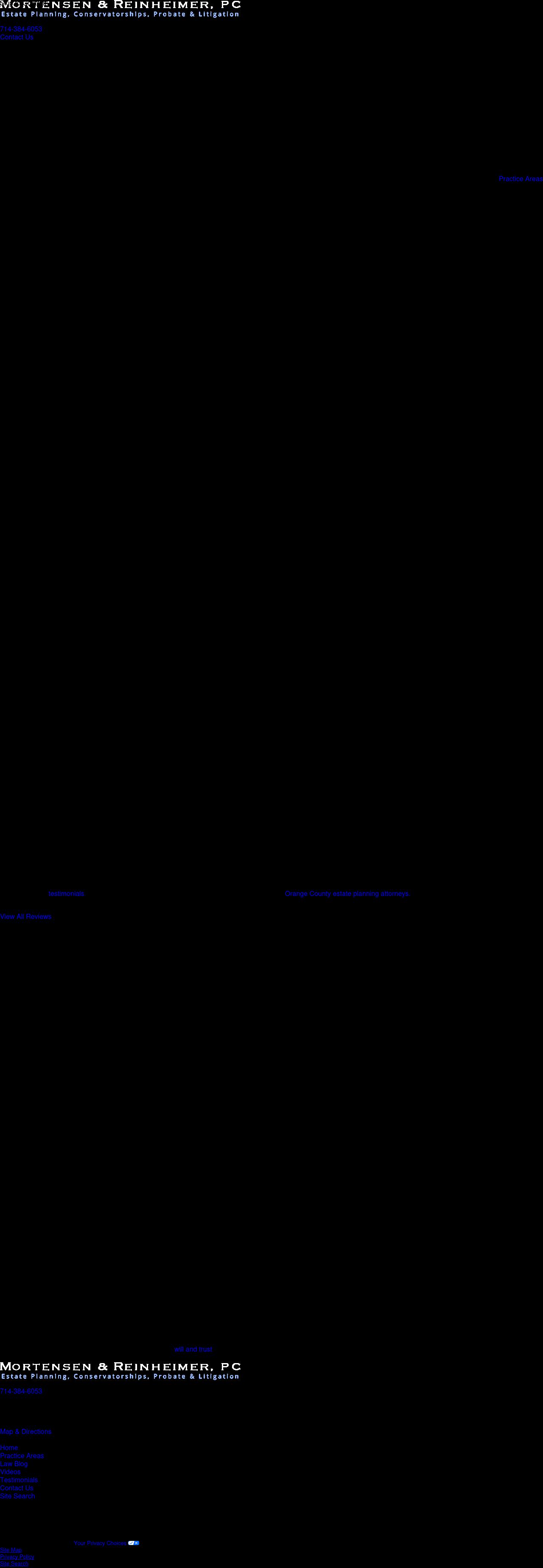 Mortensen & Reinheimer, PC - Irvine CA Lawyers