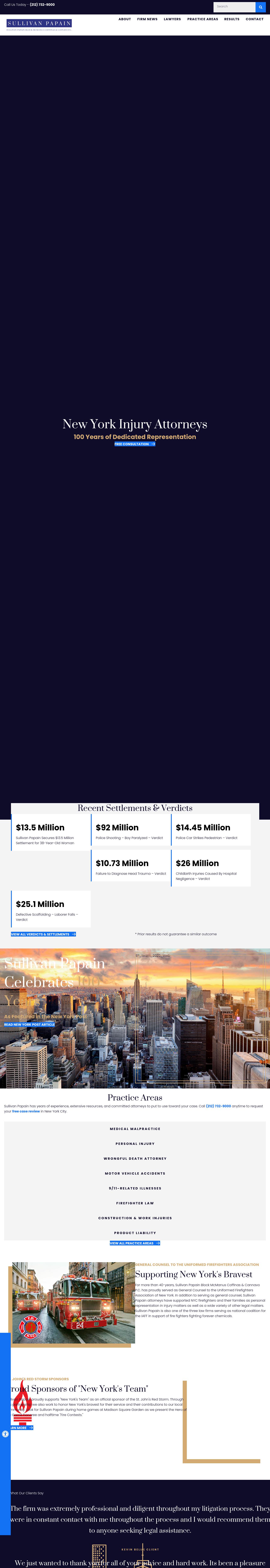 Sullivan Papain Block McGrath & Cannavo P.C. - New York NY Lawyers