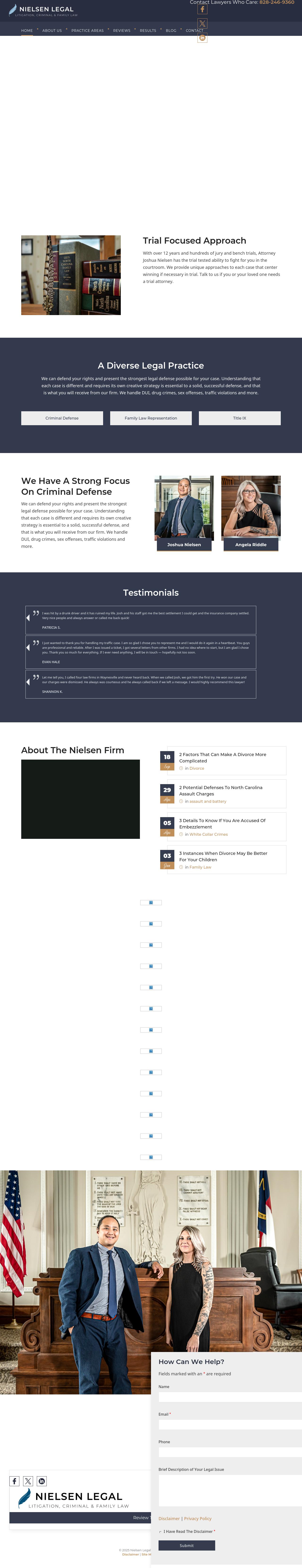 Nielsen Legal - Waynesville  NC Lawyers