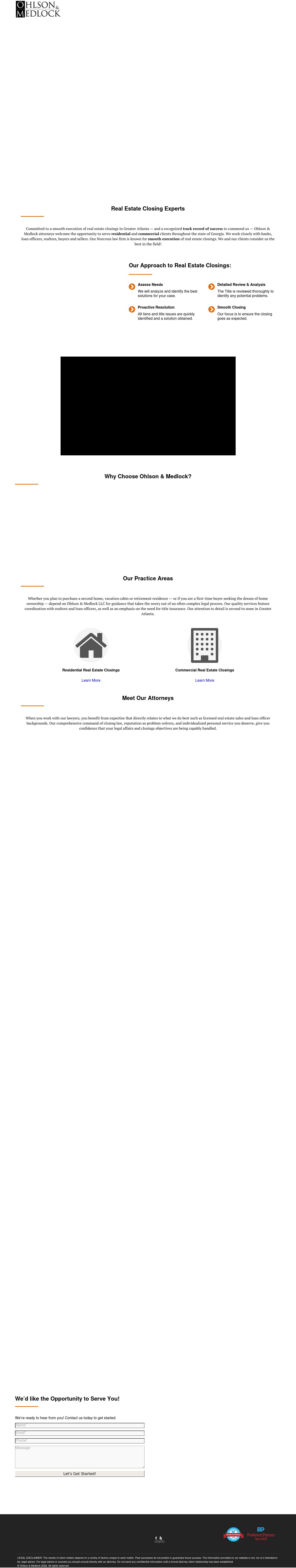 Ohlson & Medlock LLC - Norcross GA Lawyers