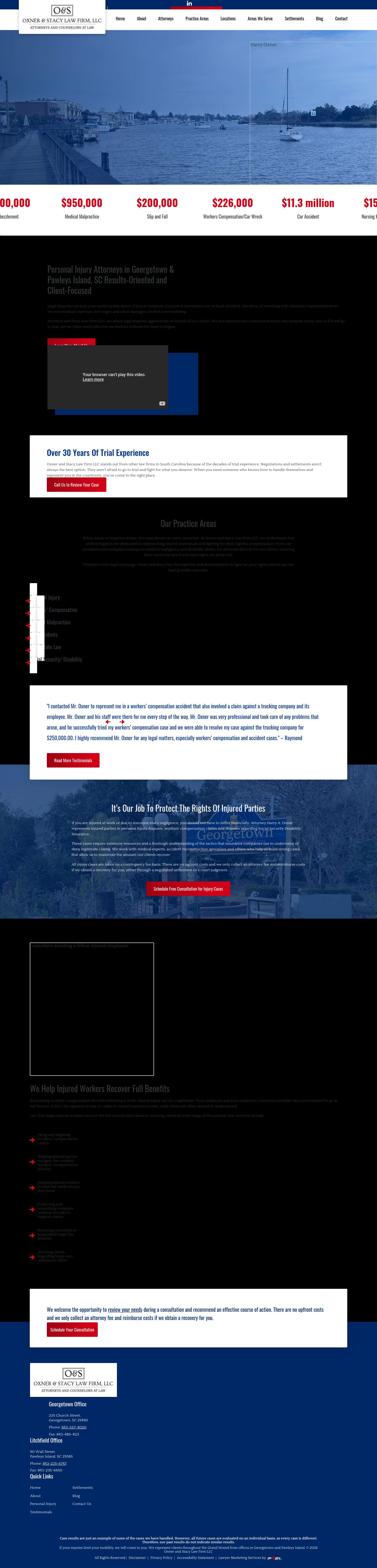 Oxner & Stacy, P.A. - Georgetown SC Lawyers