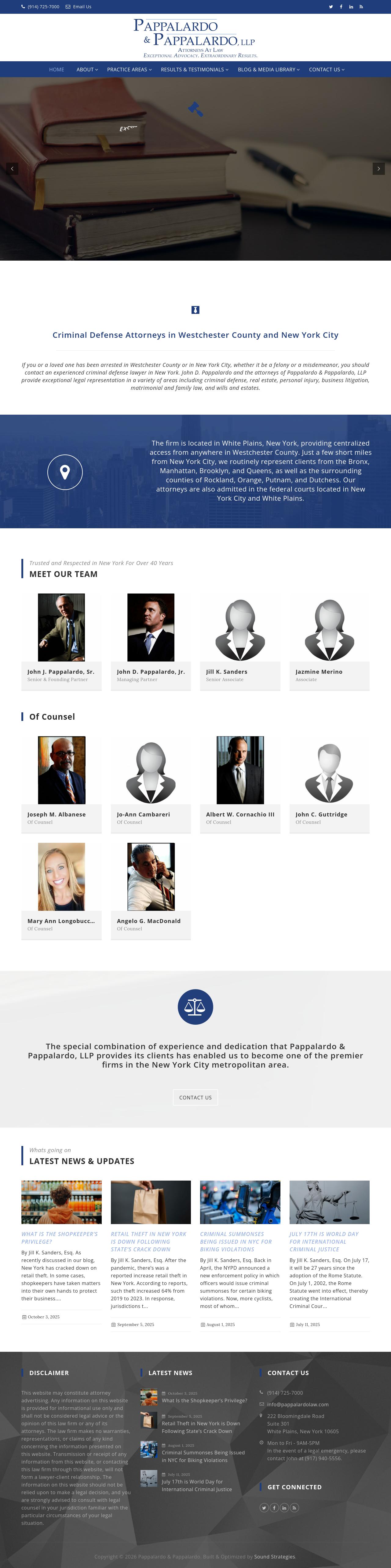 Pappalardo & Pappalardo, LLP - Scarsdale NY Lawyers