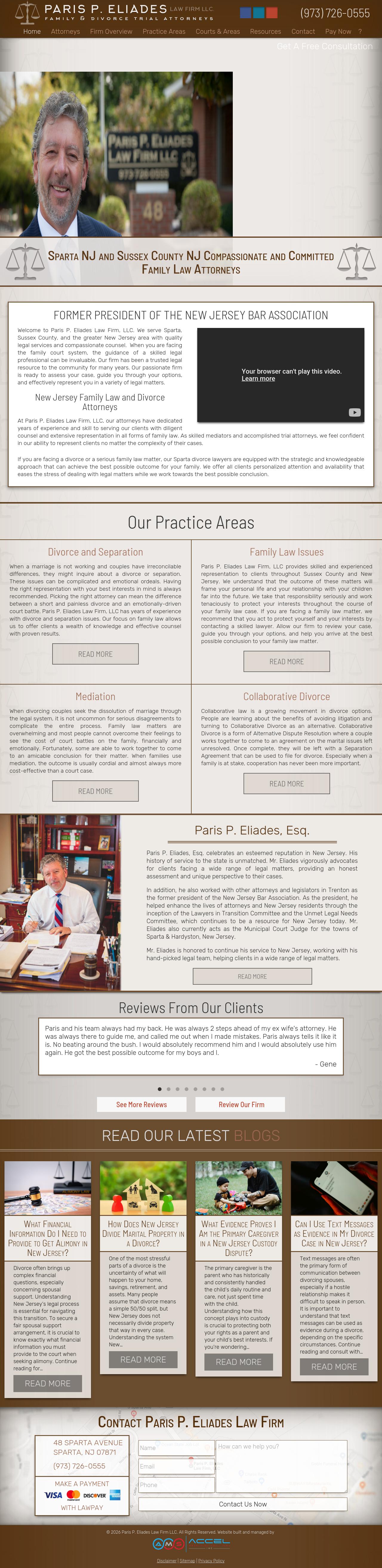 Paris P. Eliades Law Firm LLC - Sparta NJ Lawyers