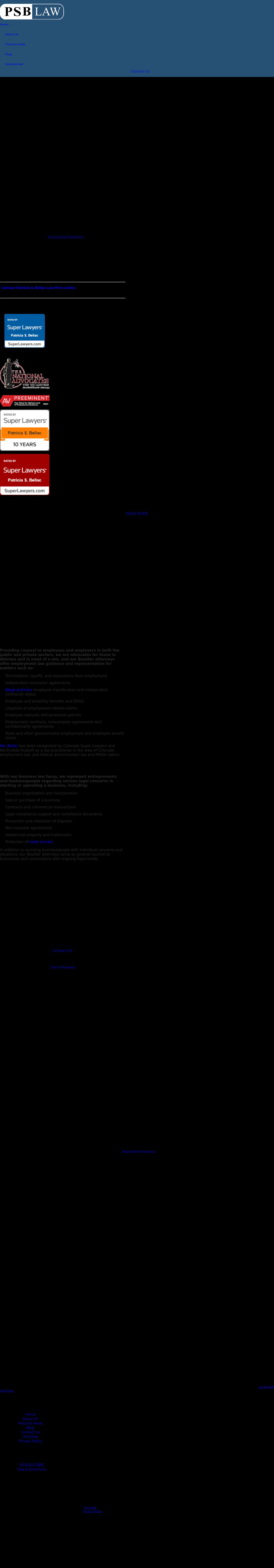 Patricia S. Bellac Law Firm, LLC - Boulder CO Lawyers