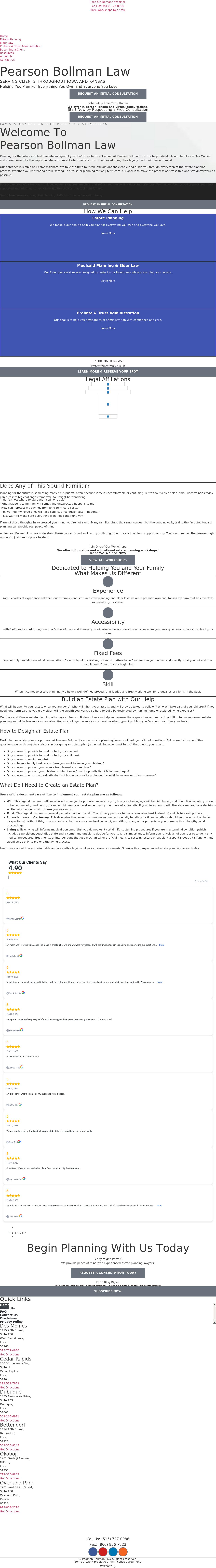 Pearson Bollman Law - West Des Moines IA Lawyers