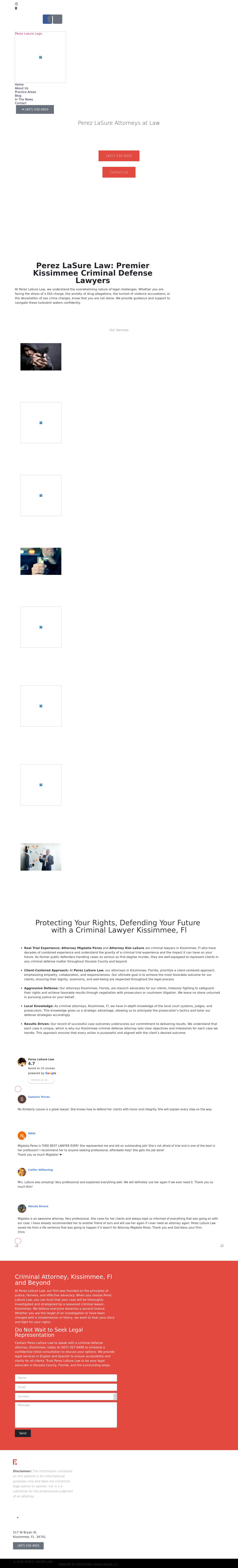 Perez LaSure Law - Kissimmee FL Lawyers