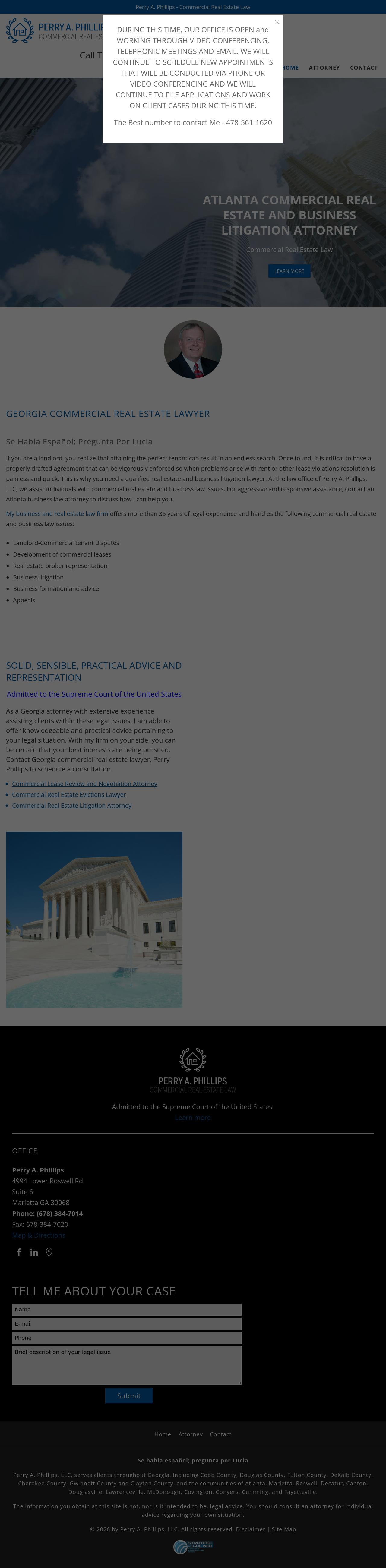 Perry A. Phillips, LLC - Marietta GA Lawyers