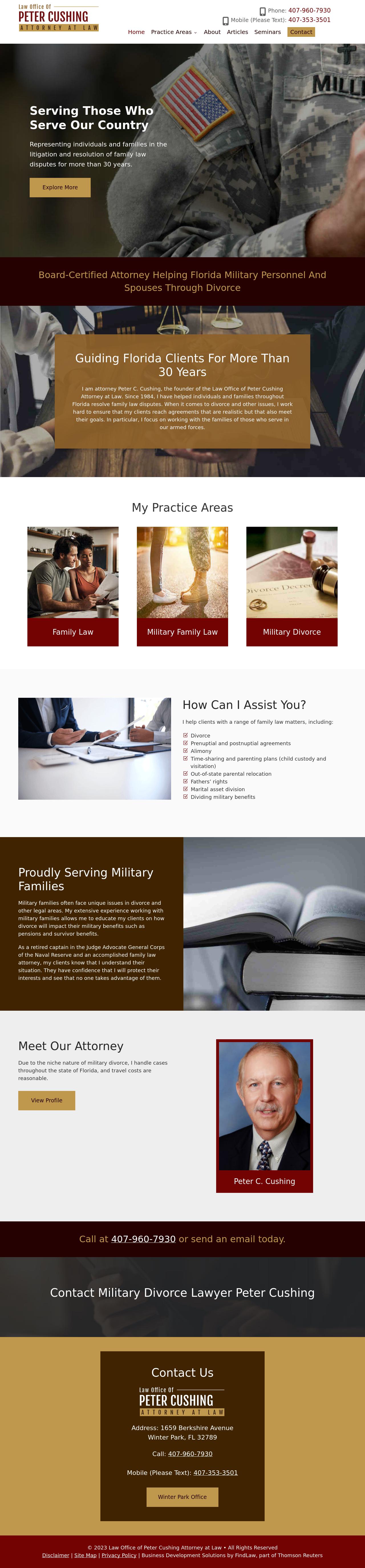 Peter C. Cushing Attorney at Law - Winter Park FL Lawyers