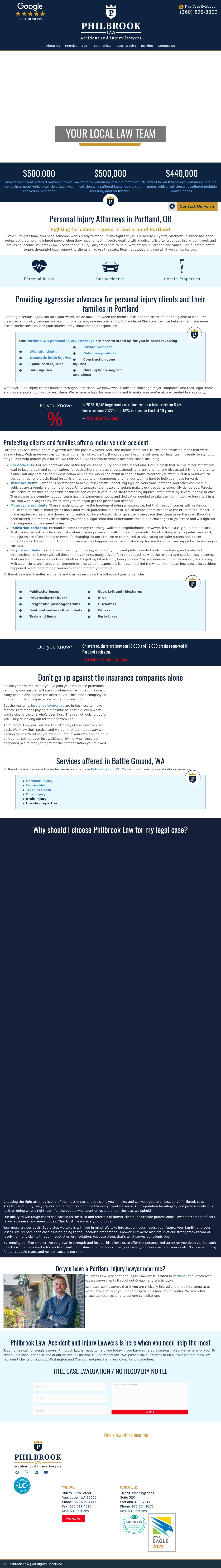 Philbrook Law Office, P.S. - Vancouver WA Lawyers