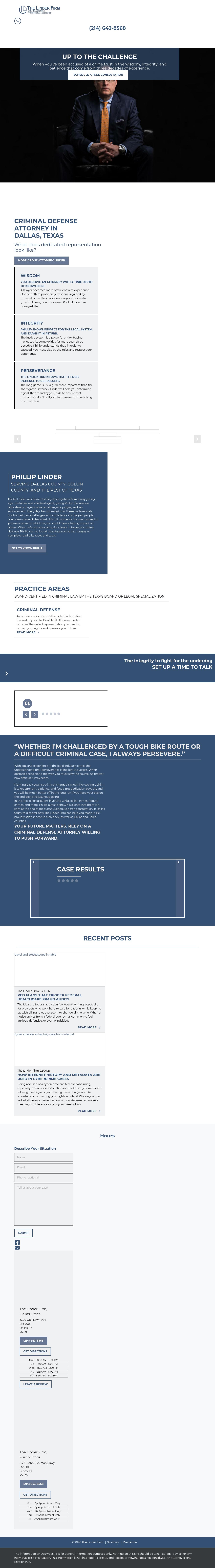 Phillip A. Linder - Dallas TX Lawyers