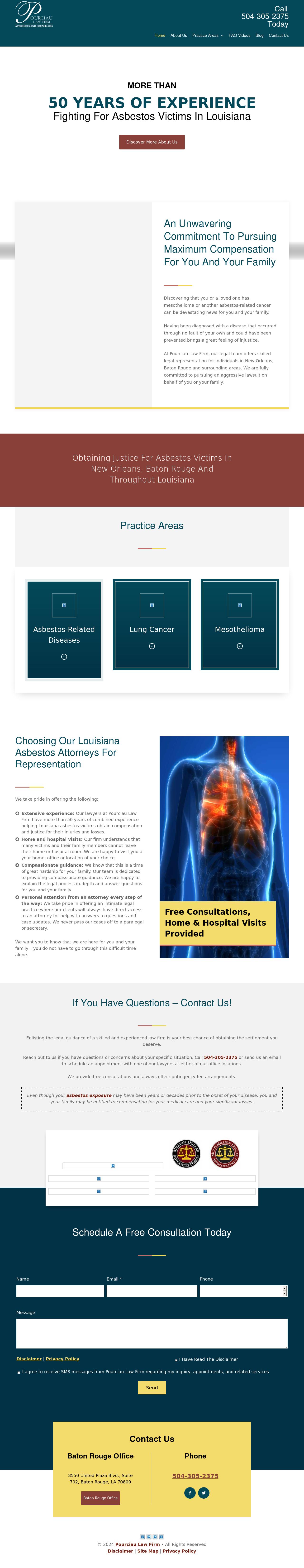 Pourciau Law Firm - Kenner LA Lawyers