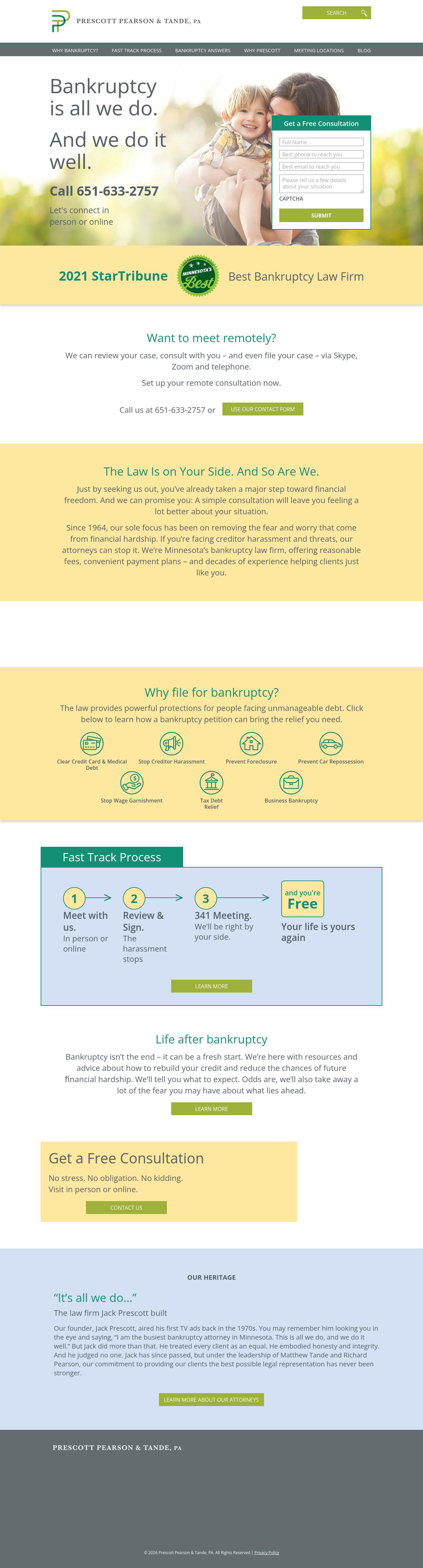 Prescott & Pearson, P.A. - New Brighton MN Lawyers