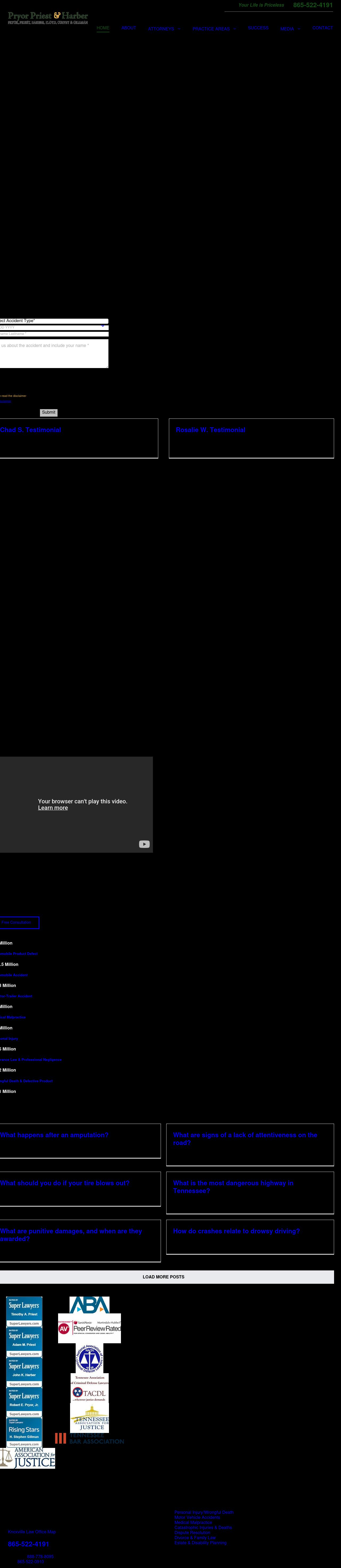 Pryor, Priest, and Harber - Knoxville TN Lawyers